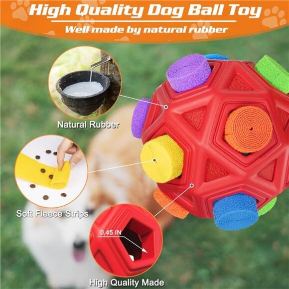 Interactive Dog Toys Snuffle Ball Encourage Natural ForagingSkills,Food Training - Picture 5 of 7